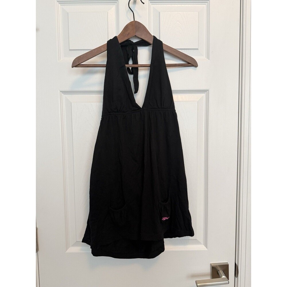Guess Black Halter Sundress